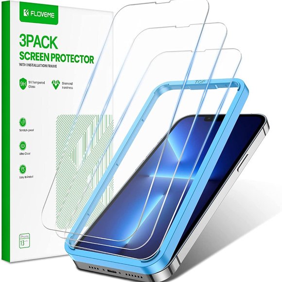 Floveme Other - iPhone 13 Screen Protector, FLOVEME [3 Pack] for iPhone 6.1 screen